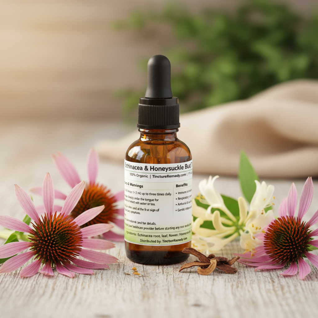 Echinacea & Honeysuckle Bud Tincture